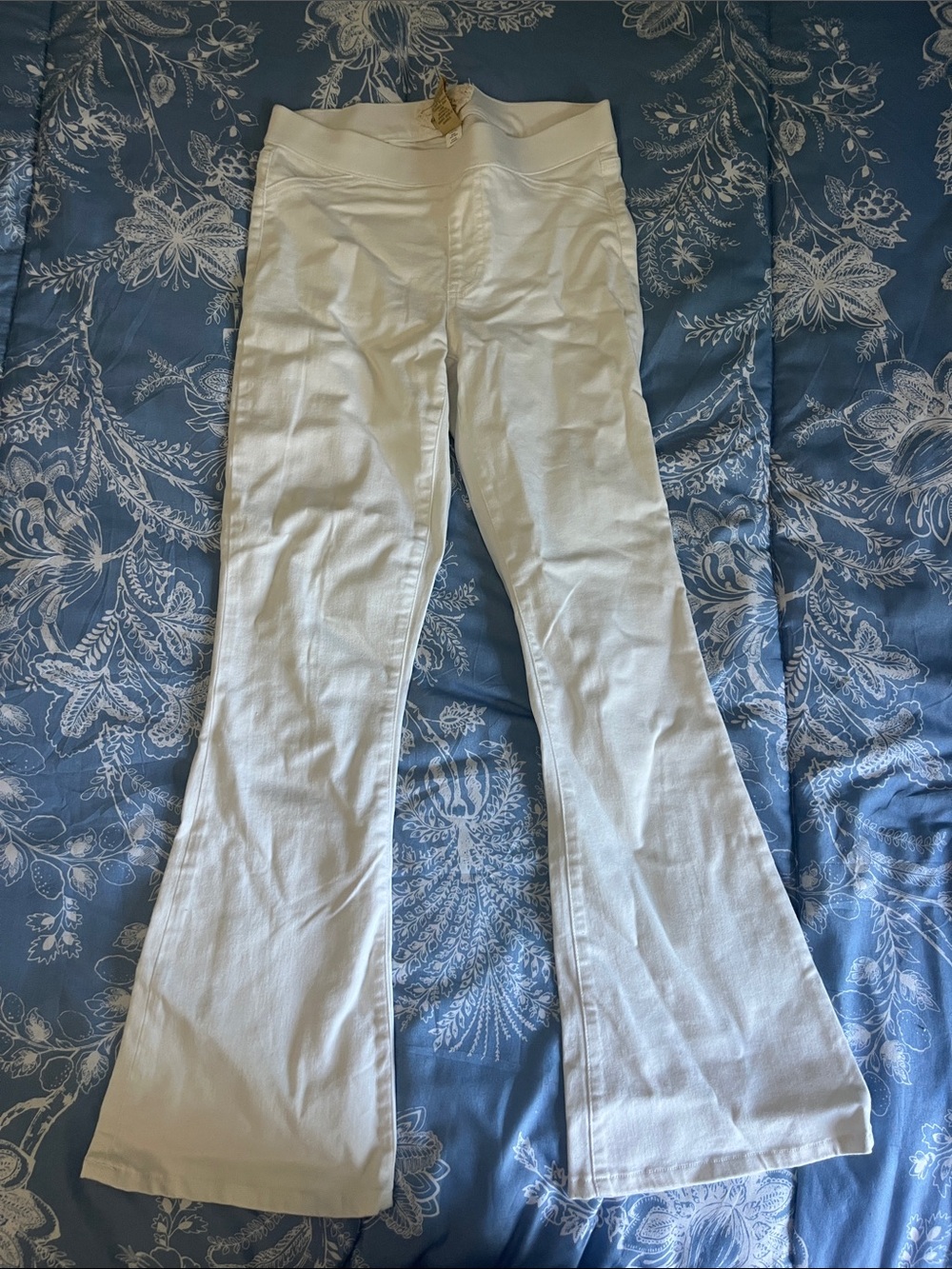Altar'd State White Flare Wide Leg Jeans
